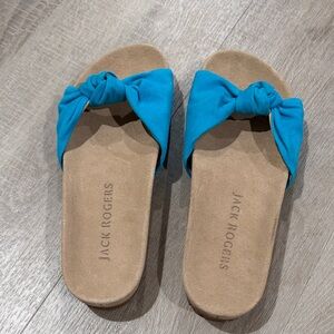 Jack Rogers Blue Knotted Sandals